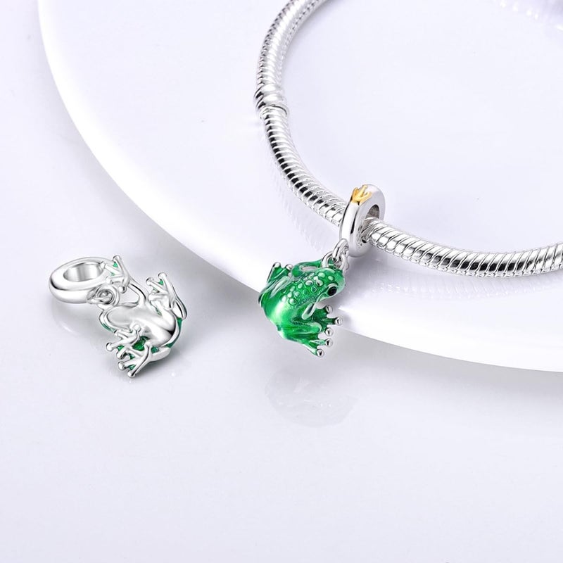 MULA 925 Sterling Silver Charms for Bracelets and Necklaces Lucky Home Happy Family Forever Love Mom Beads Dangle Pendants Jewelry for Women - Image 2